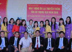 Hình ảnh rạng ngời của thầy cô giáo trường THPT Nguyễn Chí Thanh