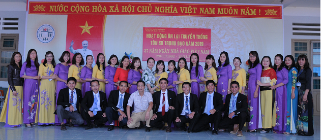 Hình ảnh rạng ngời của thầy cô giáo trường THPT Nguyễn Chí Thanh
