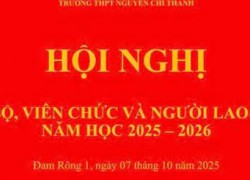 HỘI NGHỊ CÁN BỘ, VIÊN CHỨC, NGƯỜI LAO...