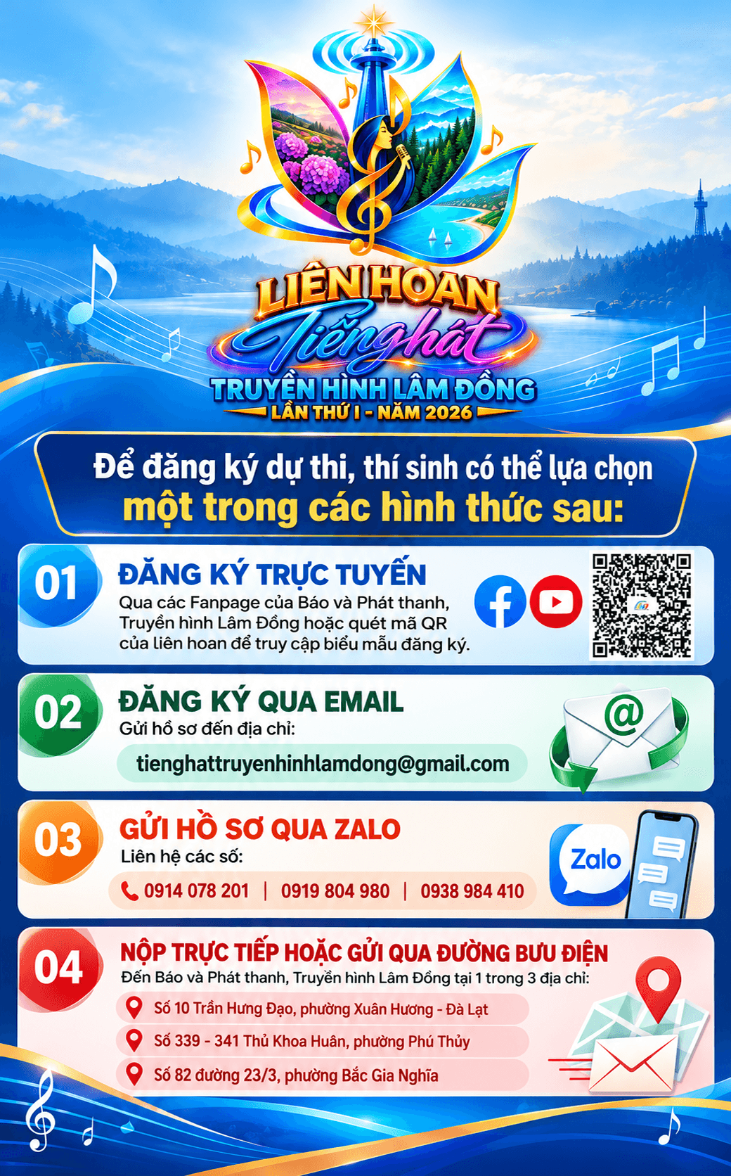 Liên hoan “Tiếng hát Báo và Phát thanh, Truyền hình Lâm Đồng” lần thứ I